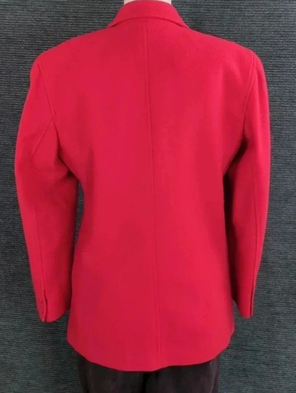 Vintage Lizwear Petites  Red Wool Blend Jacket - Picture 4 of 9